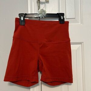 Yogalicious Women's Vibrant Red Bike Shorts